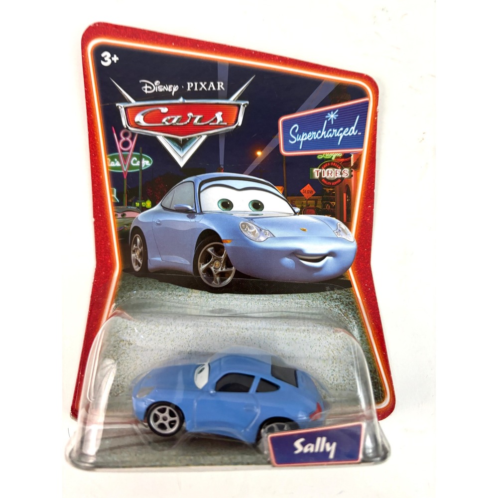 2007 Disney Pixar Cars Sally L5252 Supercharged Porsche Diecast Sealed